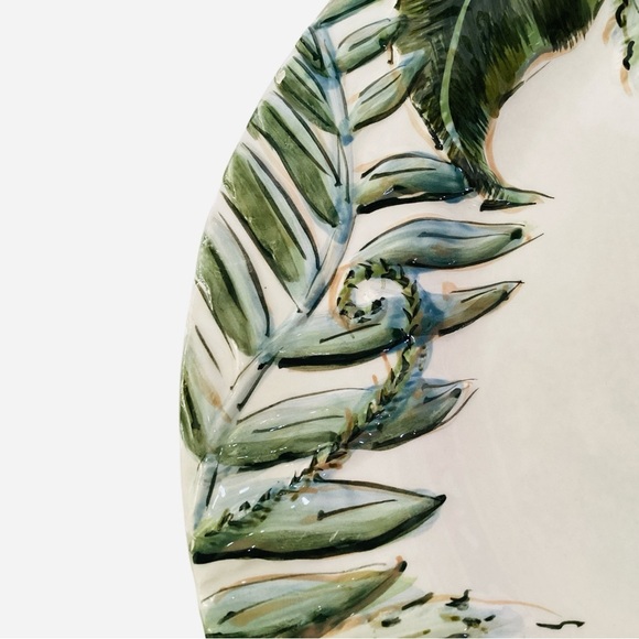 American Atelier Fern Earthenware 11” Dinner Plate Discontinued Replacement - Picture 4 of 6